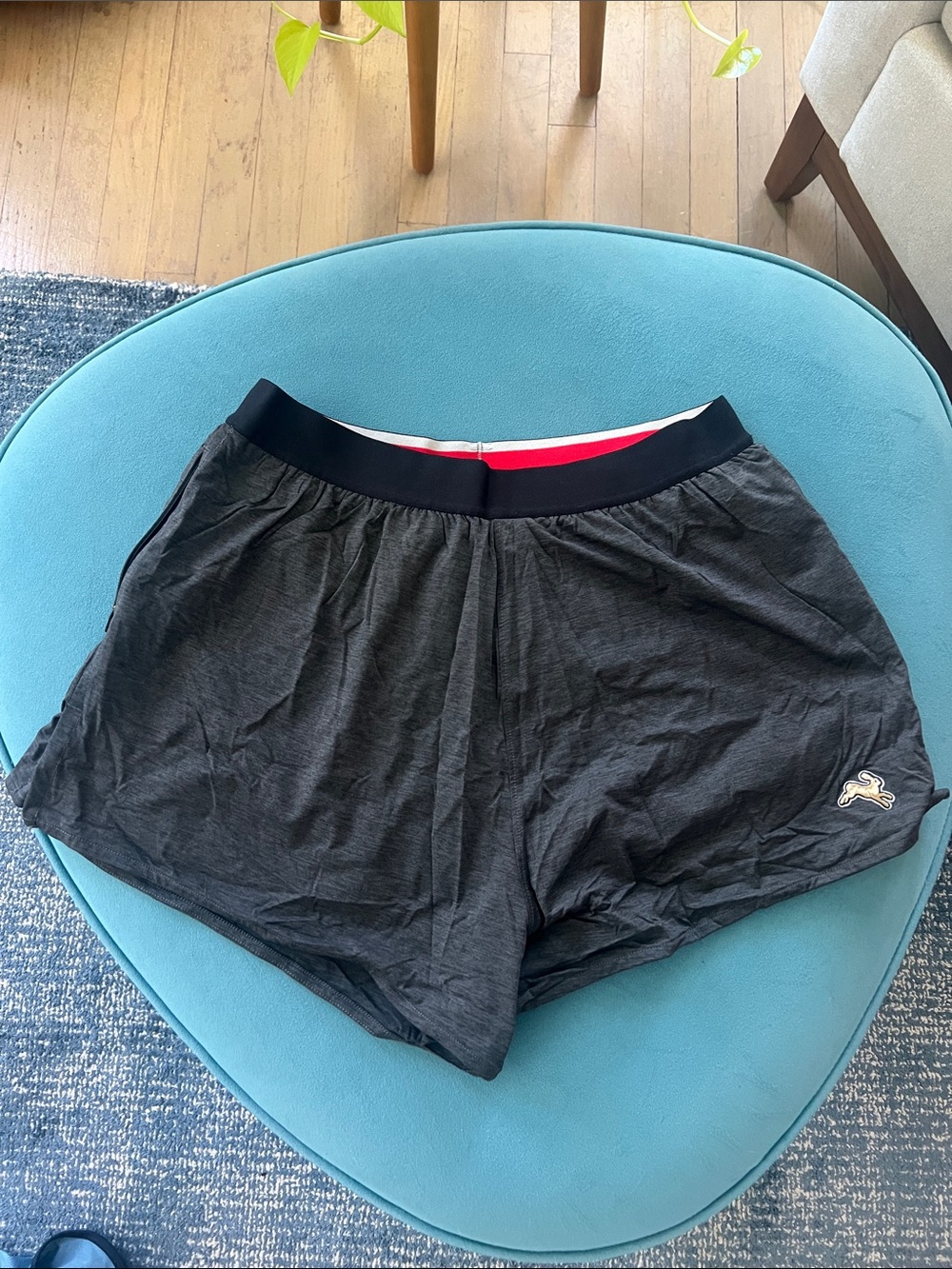 Men’s Black Athletic Shorts with Elastic Waistband - Tracksmith - L
